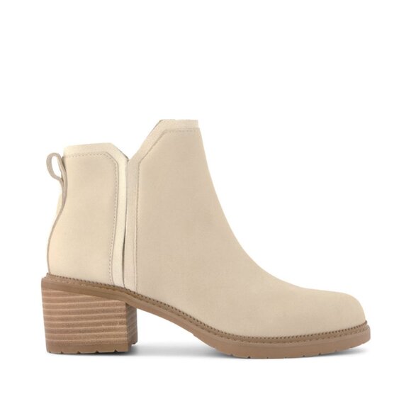 Toms Shoes - toms boots hailey beige water resistant leather boot